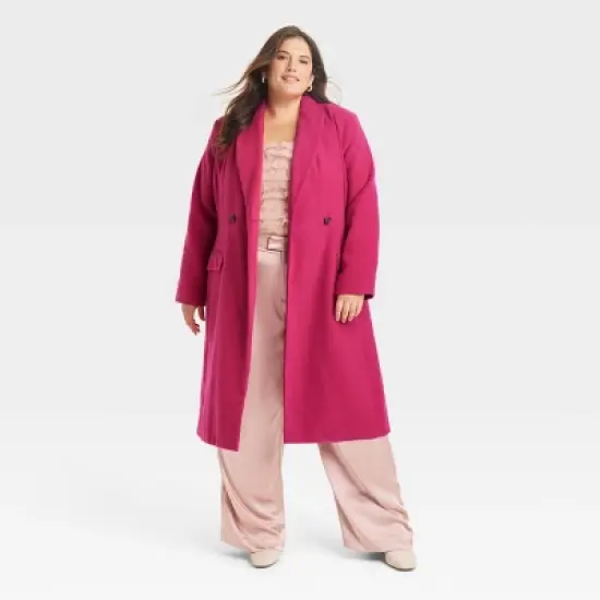 Women's Essential Wool Overcoat Jacket - A New Day&trade; image {5}