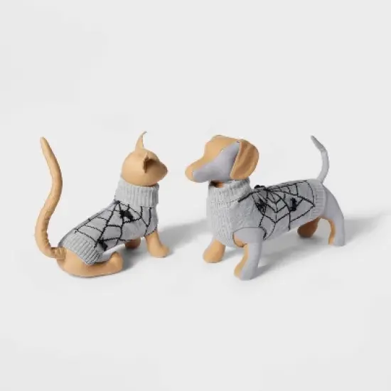 Halloween Pom Pom Spider Cat and Dog Sweater - Hyde & EEK! Boutique&trade; image {4}