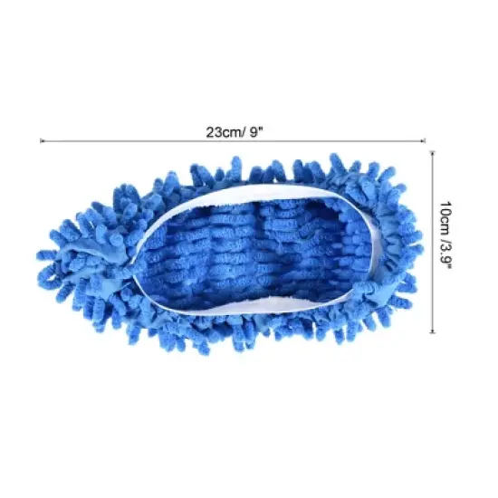 Unique Bargains Washable Cleaning Shoes Cover Multifunction Chenille Duster 4 Pcs image {1}