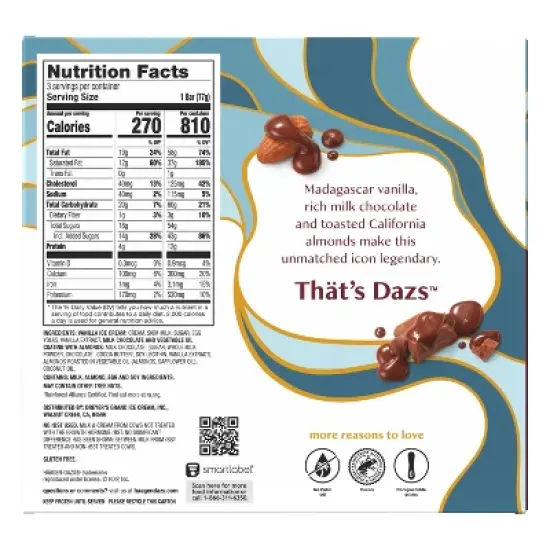 Haagen Dazs Vanilla & Almond Ice Cream Bar - 3pk image {7}