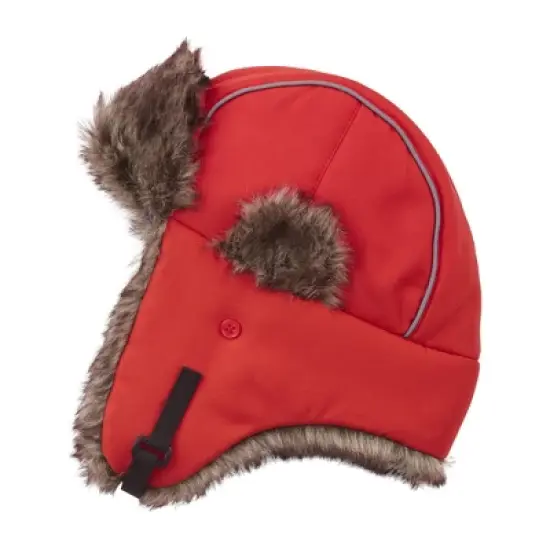 Andy & Evan Kids  Cold Weather Trapper Hat Red, Size 2T-3T image {2}