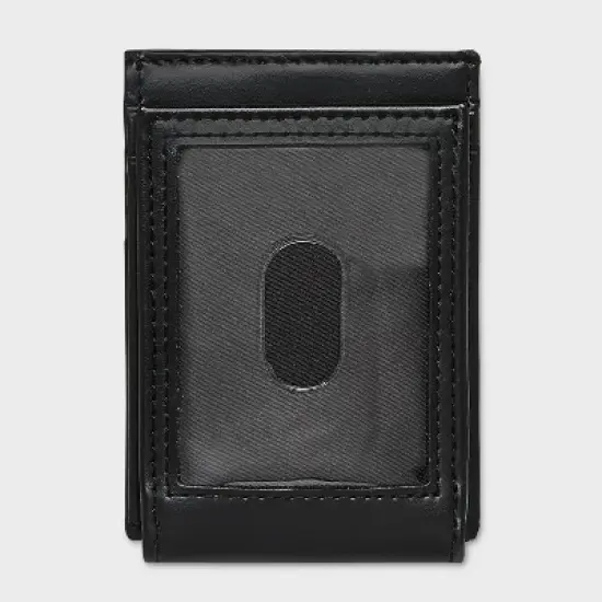 Men's RFID Card Case - Goodfellow & Co&trade; Black image {5}