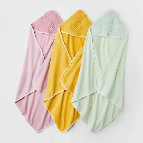Baby Girls' 3pk Hooded Towel - Cloud Island&trade; image {3}
