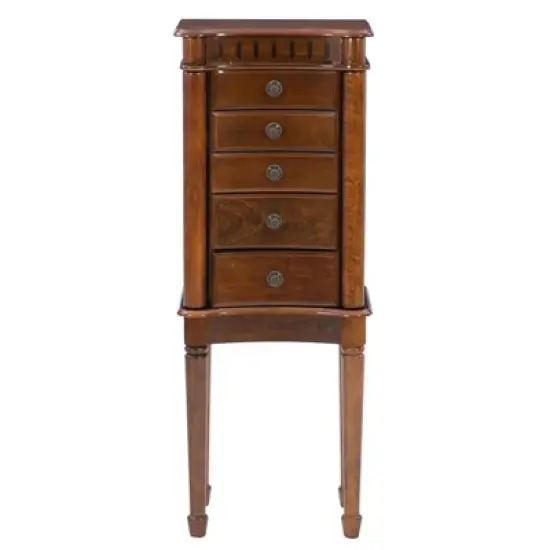 Kasey Jewelry Armoire Walnut - Powell Company image {3}