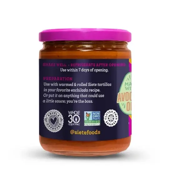 Siete Red Enchilada Sauce - 15oz image {2}