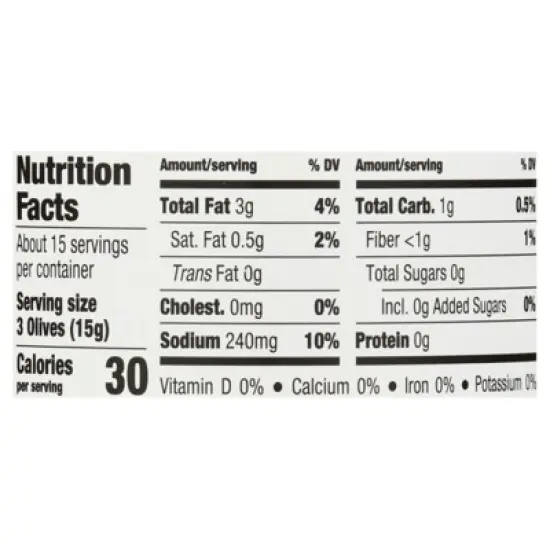 Mezzetta Pitted Italian Castelvetrano Olives - Case of 6/8 oz image {5}