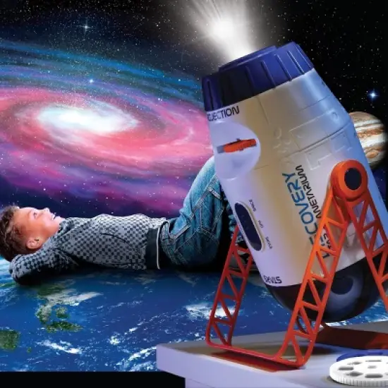 Discovery #Mindblown Planetarium Projector 2-in-1 Stars & Planet Projection STEM Science Kit image {1}