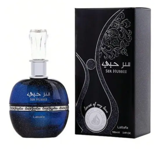 Lattafa Ser Hubbee By Lattafa Unisex Jasmine, Peony, Amayllis, Musk, Vanilla  Eau De Parfum Spray 3.4 Oz image {1}
