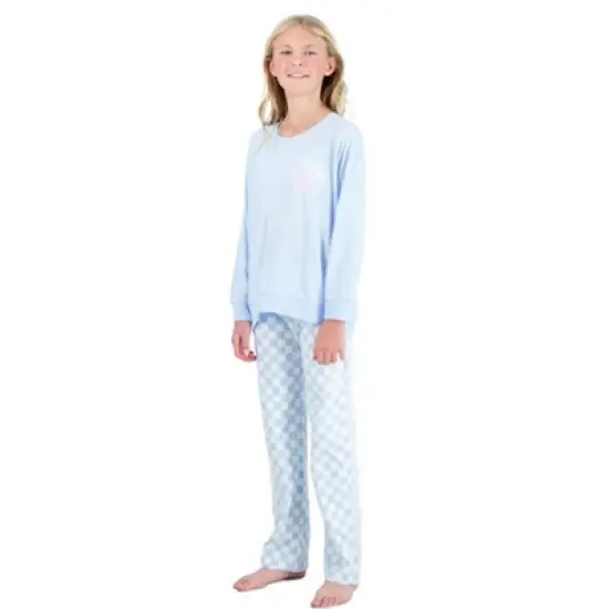 Sleep On It Girls 2-Piece Fleece Pajama Set - Great Day Flare image {2}