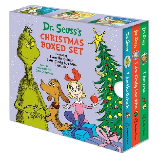 Dr. Seuss's Christmas 3-Book Boxed Set: I Am the Grinch, I Am Cindy-Lou Who; I Am Max - (Dr. Seuss's I Am Board Books) by  Dr Seuss image {1}