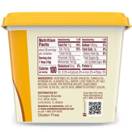 Earth Balance Original Natural Buttery Spread - 15oz image {3}