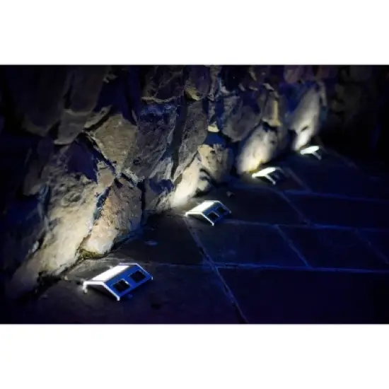 Maxsa Innovations 4pk Solar Powered Metal Deck image {4}