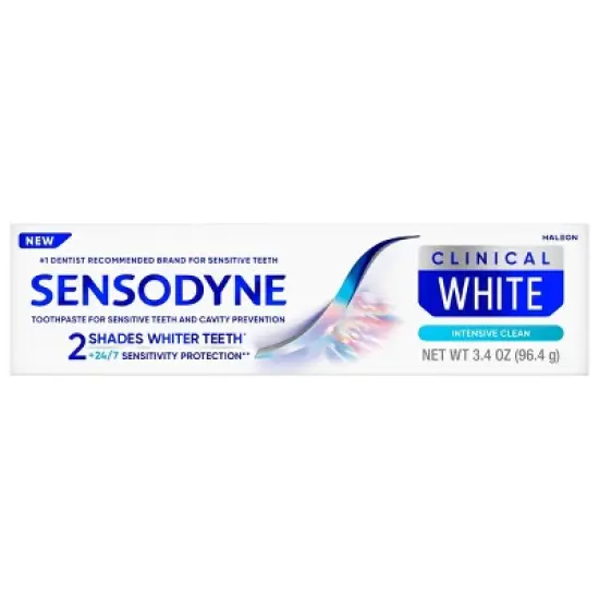 Sensodyne Clinical White Toothpaste - Intensive Clean - 3.4oz image {1}
