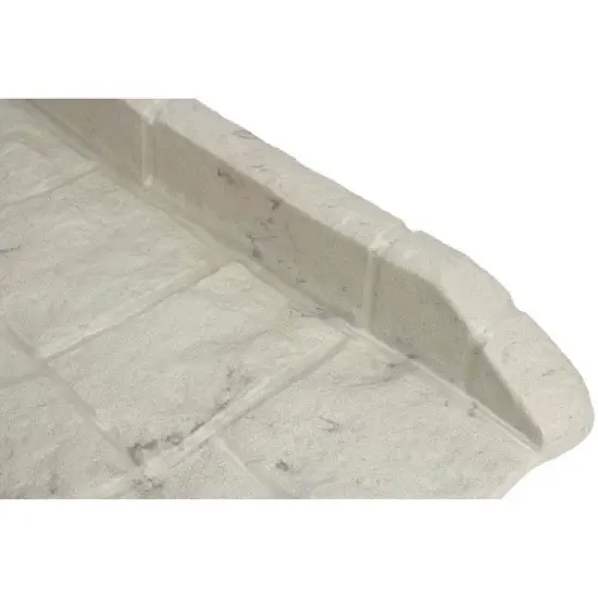 Suncast SB24 Decorative Rain Gutter Downspout Garden Splash Block, Light Taupe image {4}