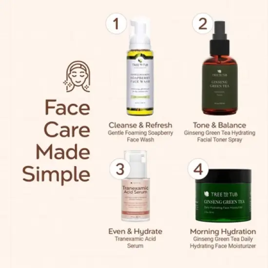 Tree To Tub Tranexamic Acid Serum  Hydrating Serum for Dark Spots & Uneven Skin Tone with Alpha-Arbutin & Hyaluronic Acid for All Skin Types image {7}