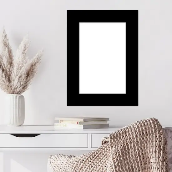 Amanti Art Basic Black Framed Dry Erase Magnetic Board image {7}