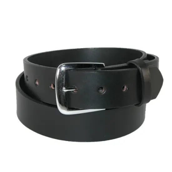 Boston Leather Men's Big & Tall Leather 1 1/2 Inch Bridle Belt image {2}