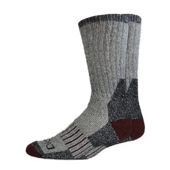 Dickies Men's Midweight Wool Blend Thermal Crew Socks 2pk - Black 6-12 image {1}