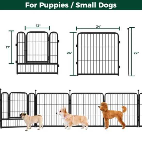 FXW Instant Dog Playpen, Portable Pet Fence for Outdoor, RV Trips, and Camping, Panels for Puppy and Small Dogs│Patented image {7}