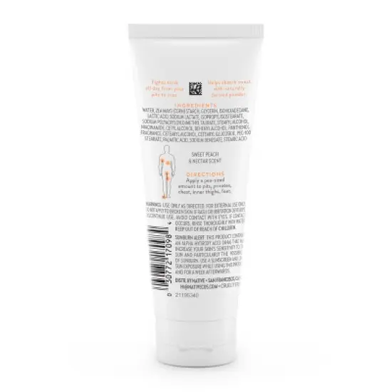 Native Whole Body Cream Deodorant - Sweet Peach & Nectar - Aluminum-Free - 3oz image {9}