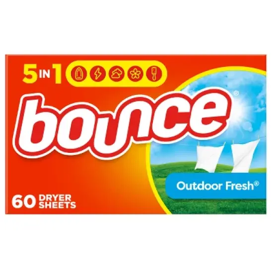 Bounce Outdoor Fresh Fabric Softener Dryer Sheets image {9}