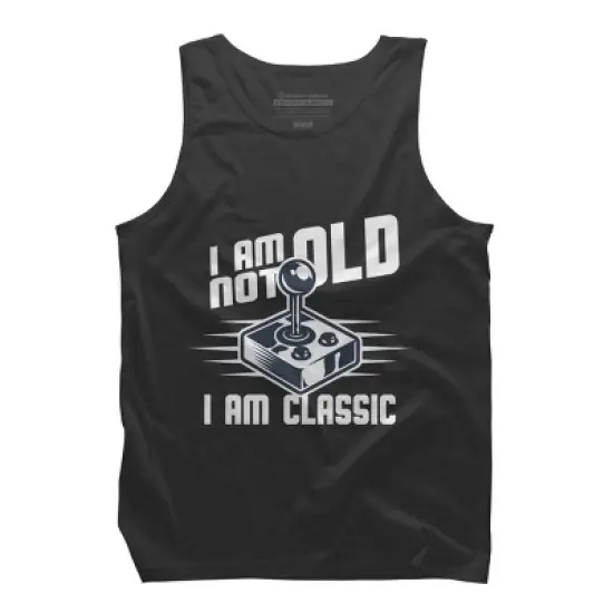 Men's Design By Humans I Am not Old I am Classic By nerdycorner Tank Top image {3}