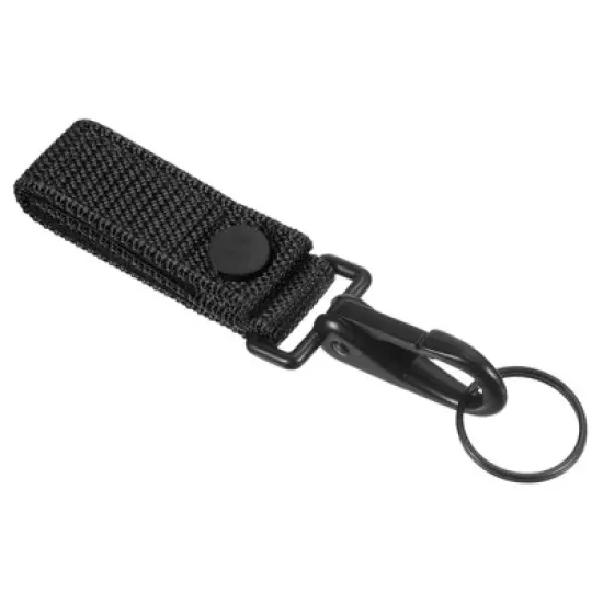 Unique Bargains Belt Keeper Key Ring Nylon Webbing Strap Hanging Gear Buckle with Snap Key Holder image {6}