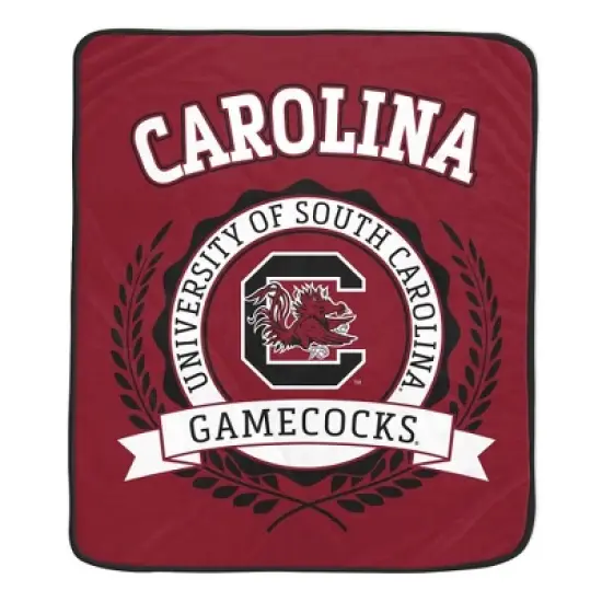 NCAA South Carolina Gamecocks Crest Ultra Soft Blanket image {2}