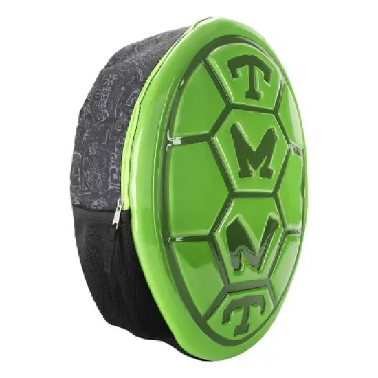 Teenage Mutant Ninja Turtles Hard Shell Youth 16" Backpack With Character Hood image {3}