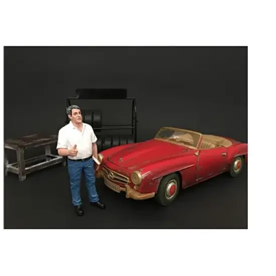 "Mechanics" 4 piece Figurine Set for 1/24 Scale Models by American Diorama image {4}