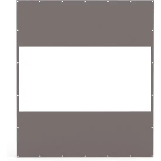 DOMETOUR Heavy Duty Outdoor Clear Waterproof PVC Curtain, Weather Resistant & Tearproof for Patio/Gazebo/Pergola, 8'H x 7'W, Gray image {7}