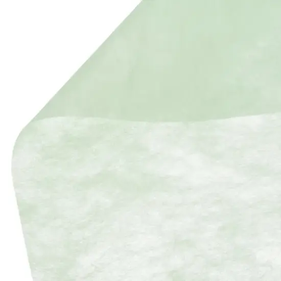 Unique Bargains Flower Wrapping Paper 30ft Floral Bouquet Waterproof Packaging Cotton for Wedding Party Light Green image {3}