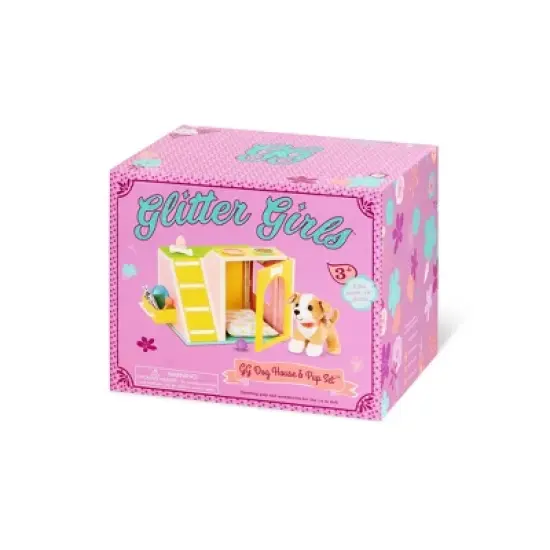 Glitter Girls Dog House Playset with Plush Pet Chihuahua Lollie for 14" Dolls image {6}
