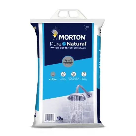 Pure and Natural Water Softener Salt Crystals - 40lbs - Morton image {8}