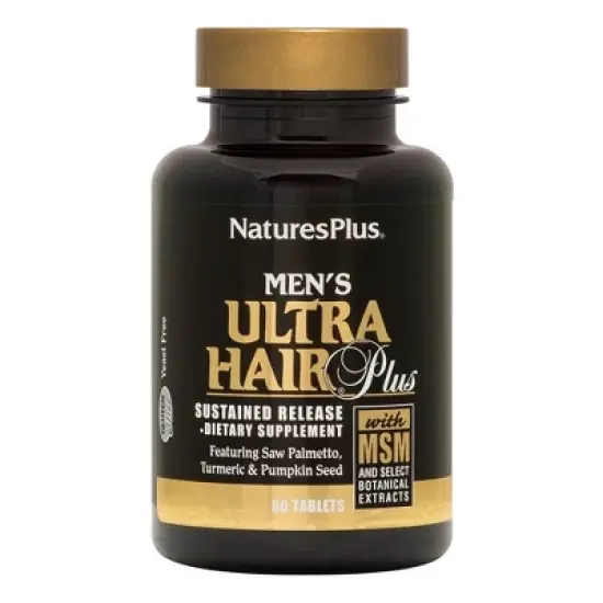 Ultra Hair Plus Mens by Nature's Plus  -  60 Tablet image {2}