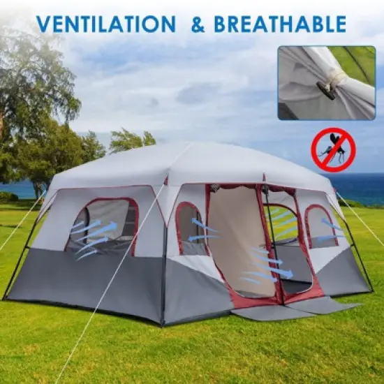 Karl Home | 10-Person Family Camping Tent image {4}