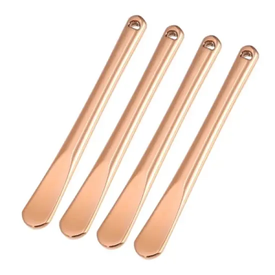 Unique Bargains Eye Cream Massage Sticks Beauty Scoop Makeup Spatula Mini Spoon for Facial Cosmetic Face Cream 2.32"x0.30" 4 Pcs image {7}