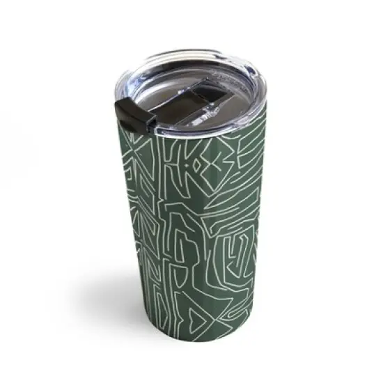 Marta Barragan Camarasa Abstract pattern linear stroke Travel Mug 20 oz Stainless Steel Travel Mug - Deny Designs image {3}
