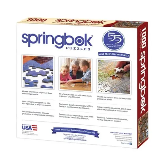 Springbok The Hunting Lodge Puzzle 1000pc: Nature Themed Jigsaw for Memory & Problem Solving Skills image {2}