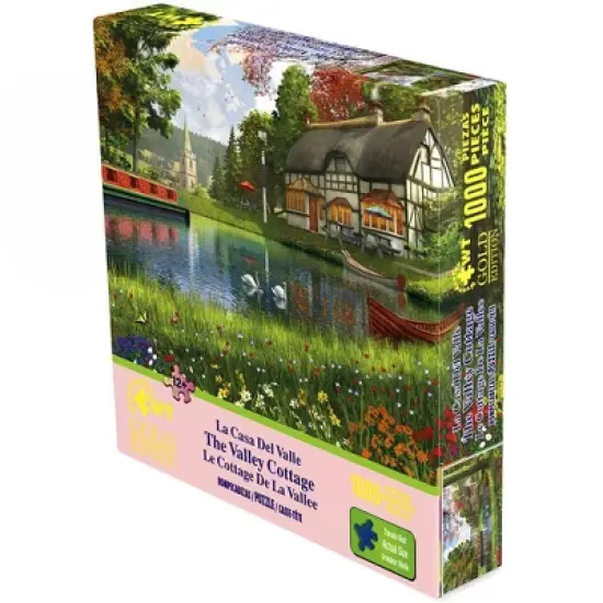 Wuundentoy Gold Edition: The Valley Cottage Jigsaw Puzzle - 1000pc image {2}