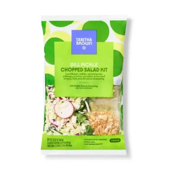 Dill Pickle Chopped Salad Kit - 12.07oz - Tabitha Brown for Target image {3}