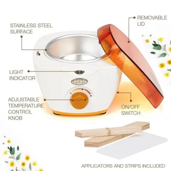 GiGi MINI HONEE Warmer for Hair Removal, Waxing for 5 oz. Wax Can -- Portable, Compact Design (Model 0201 Mini Honey Wax Warmer) image {4}