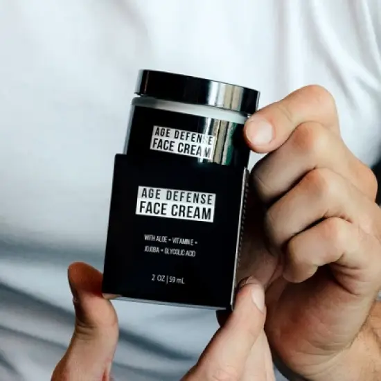 RUGGED & DAPPER Age Defense Face Cream, Ultra-Hydrating Face Cream for Men, 2 Ounces image {3}