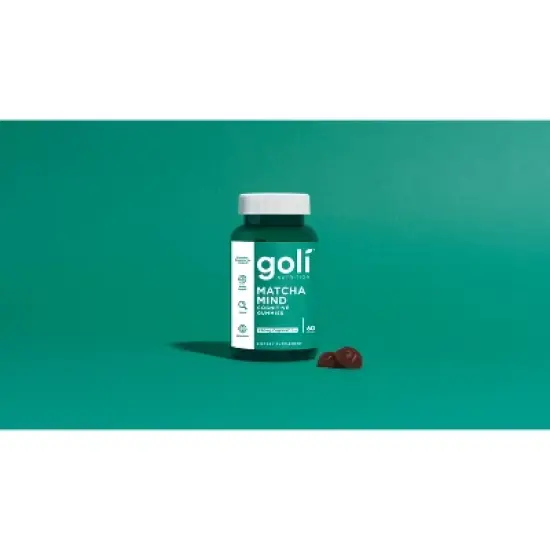 Goli Nutrition Matcha Mind Cognitive Vegan Gummies - 60ct image {4}