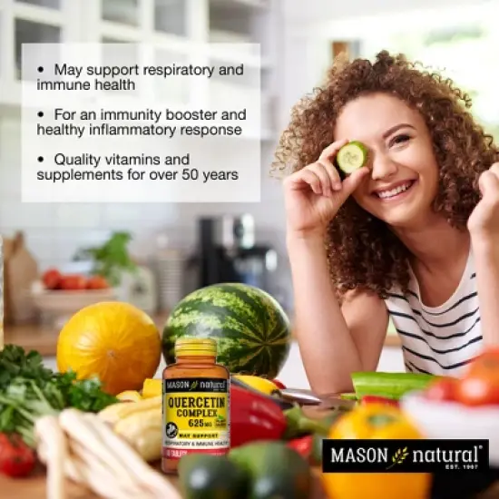 Mason Natural Quercetin Complex 625mg Dietary Supplement Tablets - 60ct image {4}