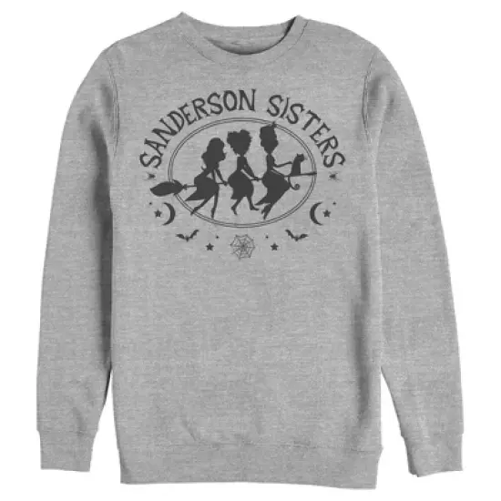 Men's Disney Hocus Pocus Sanderson Sisters Broom Silhouette Sweatshirt image {2}
