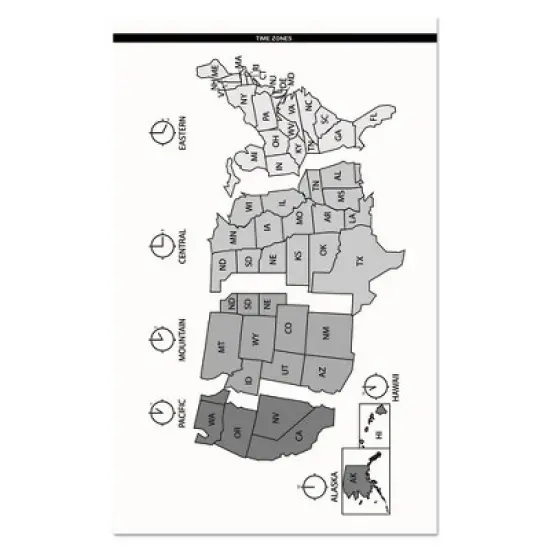 Recycled Weekly Appointment Book, 8 x 5, Black Cover, 12-Month (Jan to Dec): 2026 image {4}