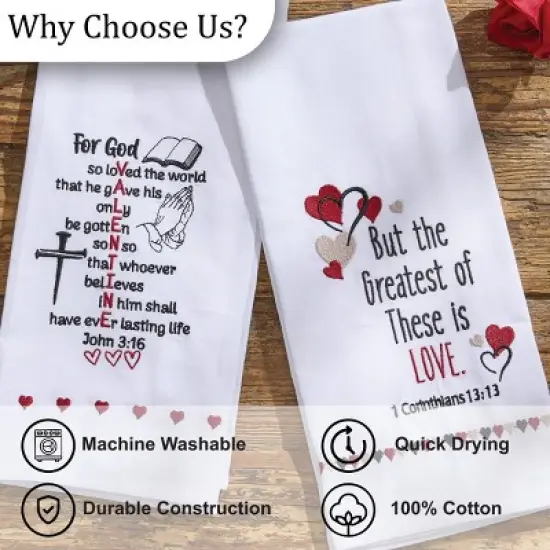 Park Designs Valentine Dishtowels image {4}