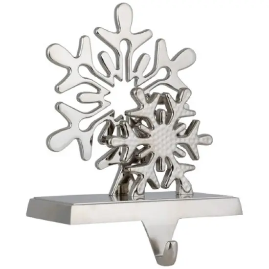 Northlight Double Snowflakes Christmas Stocking Holder - 6" image {3}