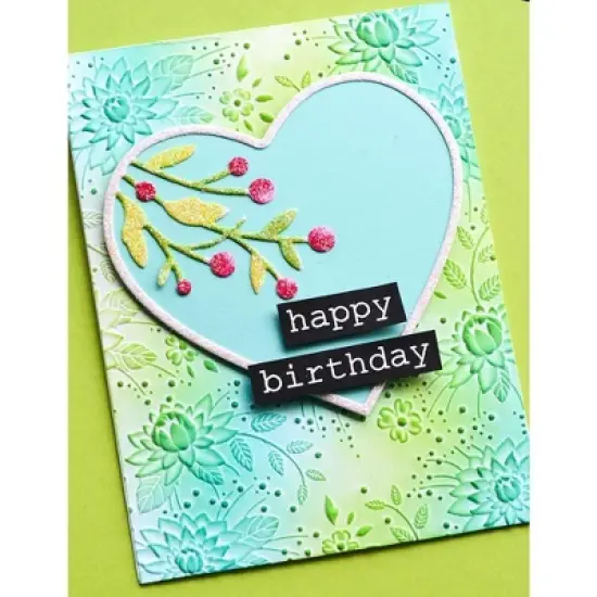 Memory Box Glitter Paper Pad 6"X6" 24/Pkg-Delicate Pastel image {4}